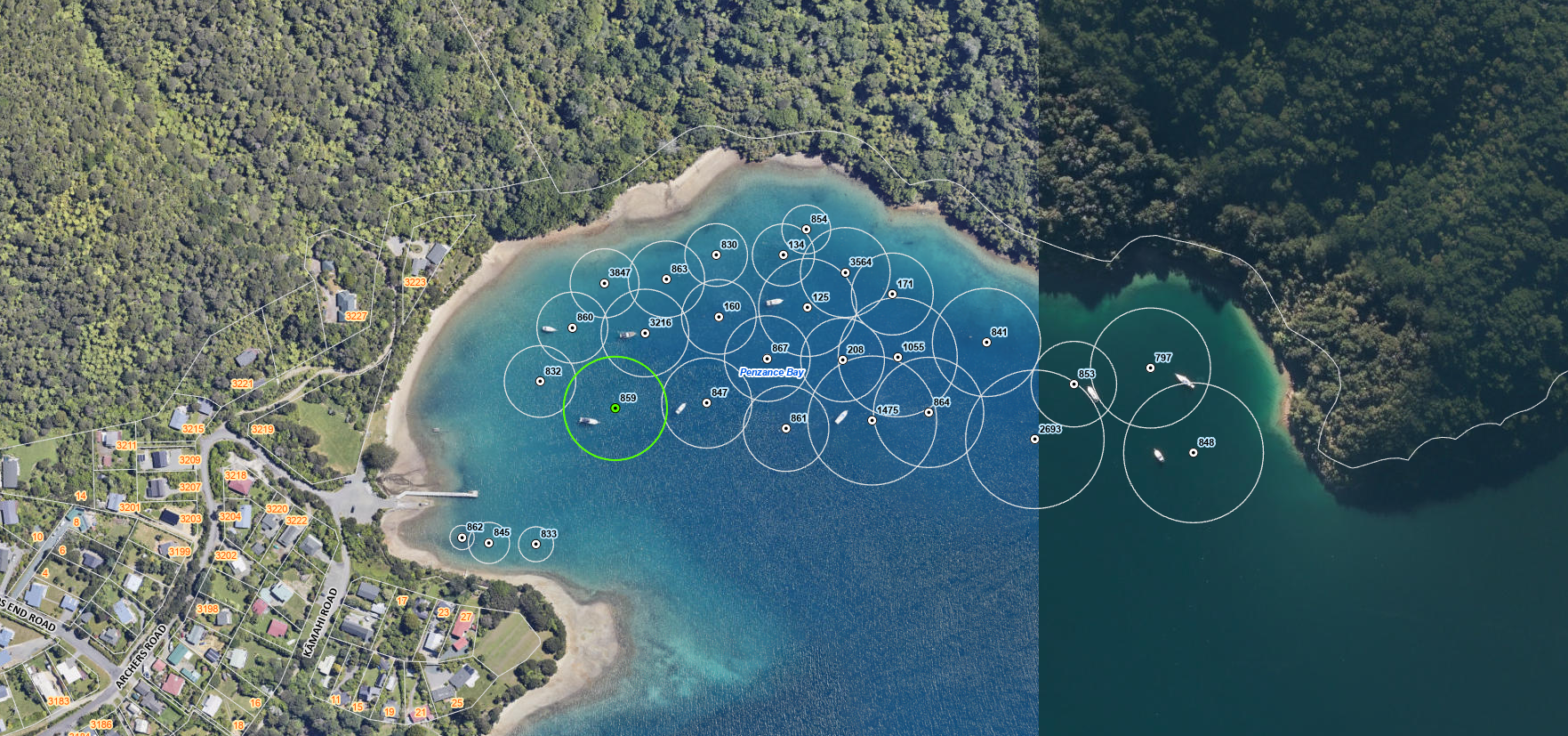 Penzance Bay Tennyson Inlet - Pelorus Sounds M859
